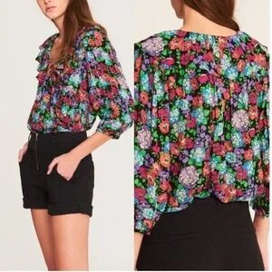 Ba&Sh Polly Florap Top in multicolored size L